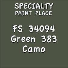 Federal Standard 34094 Green 383 Camo 2oz Bottle With Brush