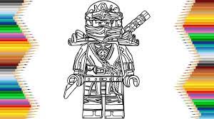 Lego Ninjago Cole Hands of Time Drawing & Coloring for Kids