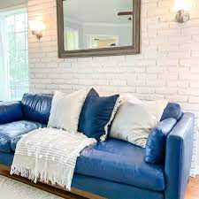 how to chalk paint a leather sofa