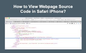 webpages in safari iphone on mac