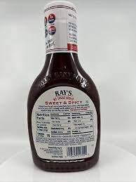 y bbq barbecue sauce 18 5oz rays