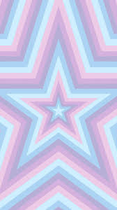 pastel pink blue star