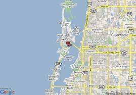 Clearwater Bay Florida Map Of Chart House Suites On