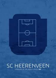 Sc heerenveen was the first dutch club in professional football to build a completely new football stadium in 1993/1994. Sc Heerenveen Stadium Art Poster By Design Turnpike Displate