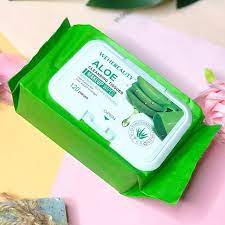 cleansing tissues make up remover aloe