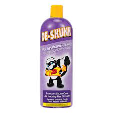 de skunk odor destroying shoo for