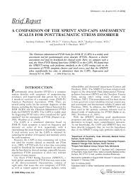 the sprint and caps essment scales