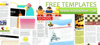 Free Classroom Newsletter Templates For Word School Publisher Ooojo Co