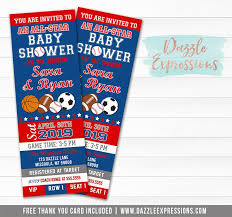 We did not find results for: All Star Sports Ticket Baby Shower Invitation Free Thank You Card Dazzle Expressions