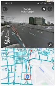 open street view on the google maps app