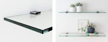Glass Shelf Support Square Design