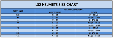 Ls2 Helmets Size Chart Muziker Pt