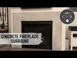 Concrete Fireplace Surround And Mantel