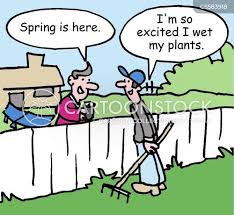 Watering Plants Cartoons And Comics