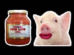 pickled pig lips pickled meat