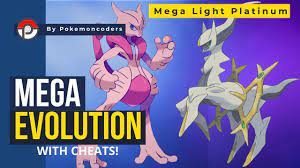 Pokemon Mega Light Platinum - Mega Evolve with Mega Stone (Using cheats)  @PokemonCoders - YouTube
