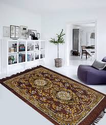 home elite jute carpet 5x7 feet brown