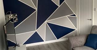 ideas for using painters tape wall designs