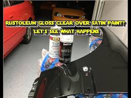 Add Gloss Clear Over A Satin Paint Job
