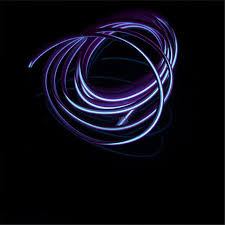 Us 13 2 45 Off 10 Color El Wire Neon Lights Dance Festival Led Strip Car El Lights With 2 3 Mm With 6 Mm Sewing Edge 1 5 M Car Interior Lights In