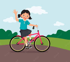 Little girl riding bike Vectors & Illustrations for Free Download | Freepik