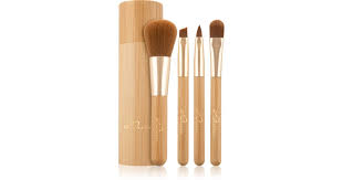 luvia cosmetics bamboo travel brush set