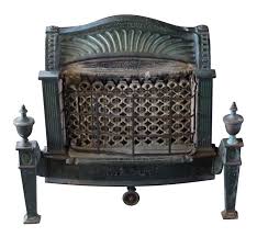 Federal Style Cast Iron Gas Fireplace