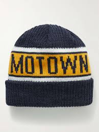motown ribbed knit beanie