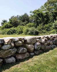 Garden Retaining Wall Stacked Stone Walls