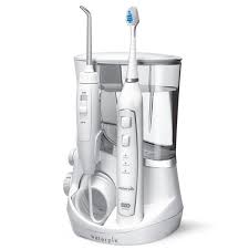 flosser with separate toothbrush