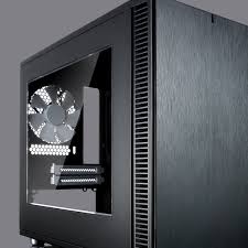 You can install a regular atx power supply and a proper gaming graphics card along with a decent selection of hardware and there is good support for a variety of cooling systems. Define Nano S Window Fractal Design