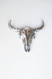 Faux Taxidermy Bison Skull