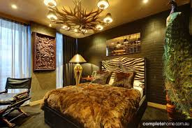 wild african inspired bedroom african