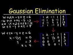 Gaussian Elimination With 4 Variables