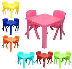 Toddlers Kids Chairs And Table Set