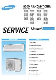 samsung aq07a1ve service manual pdf