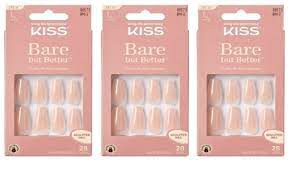 bl kiss bare but better nails 28 count