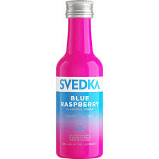 svedka vodka blue raspberry mini