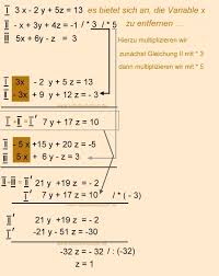 Aufgabensammlung/ lösbarkeit von linearen gleichungssystemen. Lineare Gleichungssystem Mit 3 Variablen Ubungsaufgaben Mit Musterlosung Teil 2
