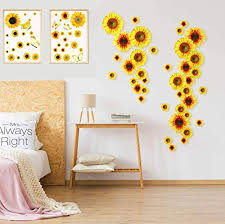 Sunflower Wall Stickers With 3d