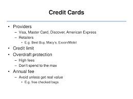 It will make it easy for you to check your balance often. Personal Finance Managing Credit Ppt Download
