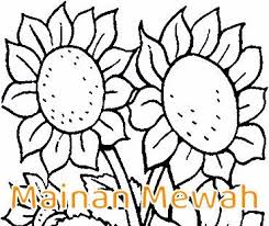 Indah dandelion bunga matahari desain kartun kreatif menyesuaikan. Contoh Gambar Bunga Matahari Kartun