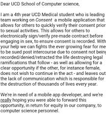 Ucd Apologises To Students Over Email Asking For Help With