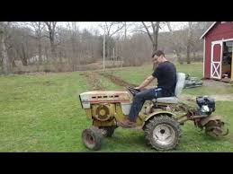 the poor mans tractor mounted tiller a