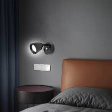 Baoblaze Đèn LED Gắn Tường Xoay Được Với Giao Diện Sạc USB Đèn Ban Đêm Đèn  Đọc Sách Sáng Tạo Gắn Tường Cho Nhà Máy Phòng Ngủ Thuyền Phòng Khách - Linh