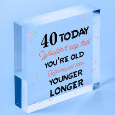 novelty 40th birthday gifts for men