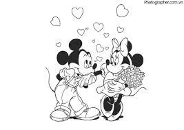 Tuyển tập bộ tranh tô màu chuột Mickey đáng yêu cực đẹp