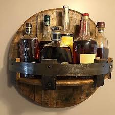 Wall Mounted Vintage Whiskey Shelf