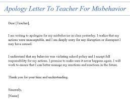 apology letter to teacher 101 business