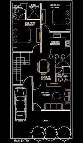 House Architectural Floor Plan Free Dwg